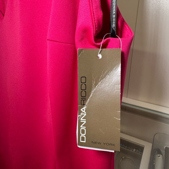 Donna Ricco Ruffle-Hem Sheath Dress - Picture 6 of 7